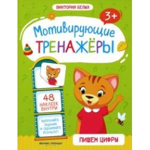 Пишем цифры. Книжка с наклейками Пишем цифры. Книжка с наклейками