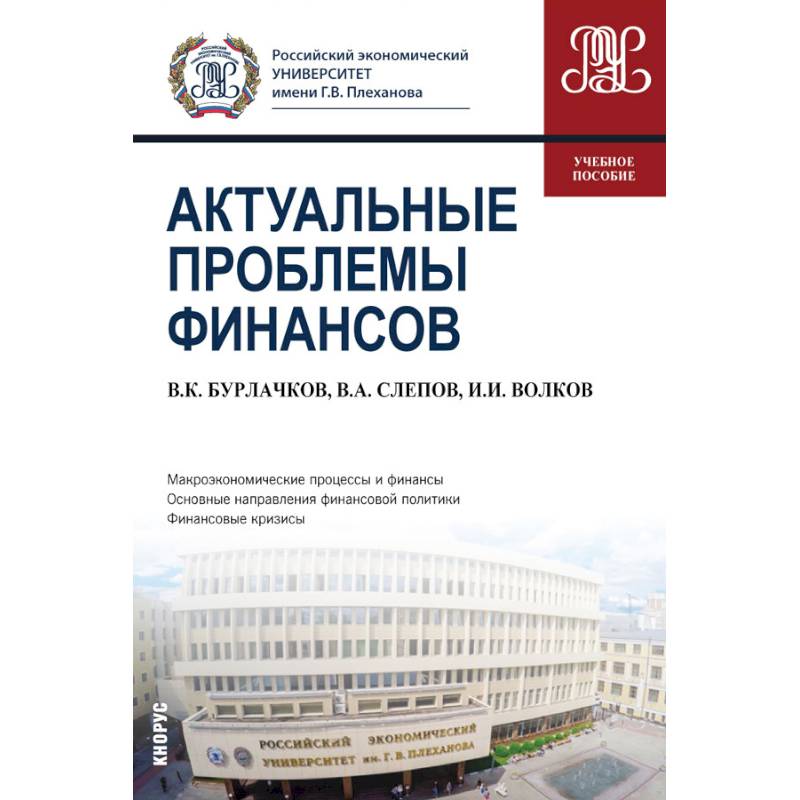Актуальные проблемы финансов. Учебное пособие Актуальные проблемы финансов. Учебное пособие