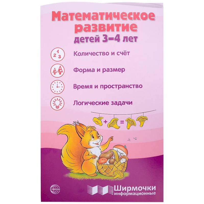 Математическое развитие детей 3-4 лет. Ширмочка информационная Математическое развитие детей 3-4 лет. Ширмочка информационная