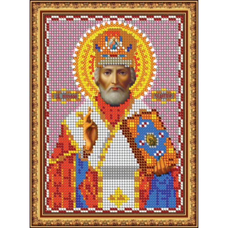 «Светлица» набор для вышивания бисером 8374М «Св. Николай Чудотворец» бисер Чехия 12x16см «Светлица» набор для вышивания бисером 8374М «Св. Николай Чудотворец» бисер Чехия 12x16см