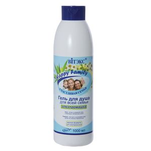 Гель для душа «АЛОЭ и РОМАШКА» для всей семьи, 1000мл.
