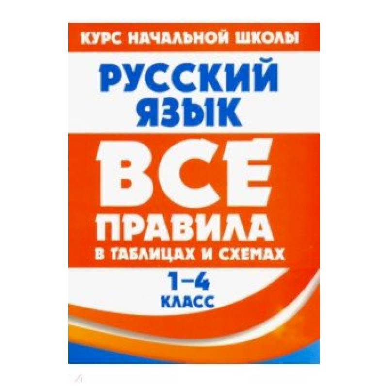 Русский язык. 1-4 класс. Все правила в таблицах и схемах Русский язык. 1-4 класс. Все правила в таблицах и схемах