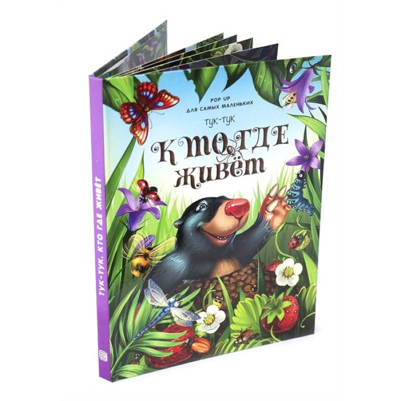 Тук-тук. Кто где живет. Книжка-панорамка Тук-тук. Кто где живет. Книжка-панорамка