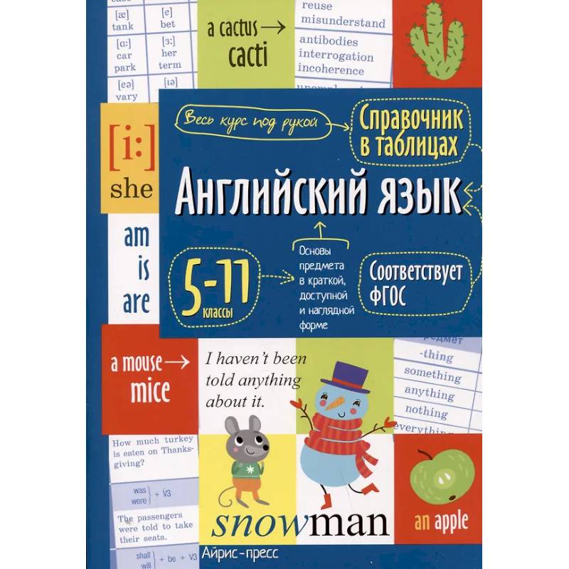 Справочник в таблицах. Английский язык для средней и старшей школы. 5-11 кл Справочник в таблицах. Английский язык для средней и старшей школы. 5-11 кл