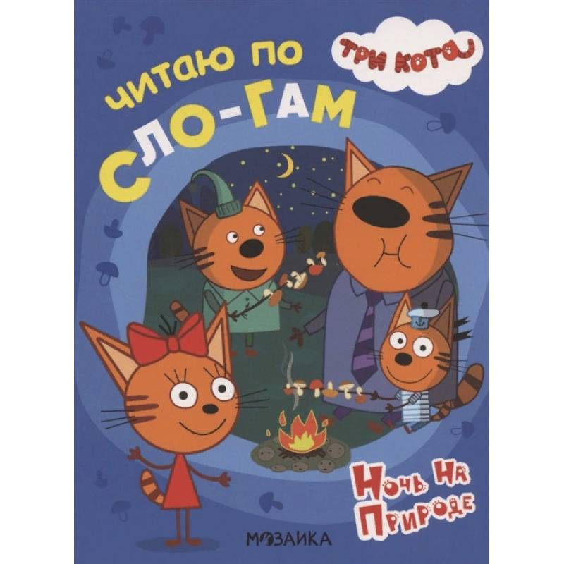 Три кота. Читаю по слогам. Ночь на природе Три кота. Читаю по слогам. Ночь на природе