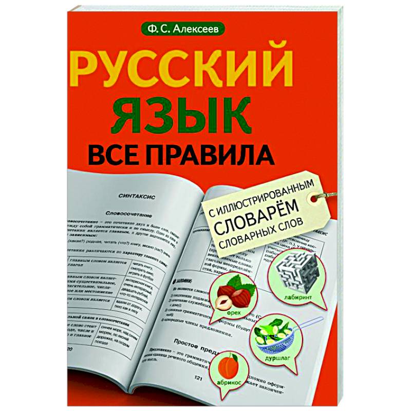 Русский язык. Все правила с иллюстрированным словарем словарных слов Русский язык. Все правила с иллюстрированным словарем словарных слов