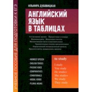 Английский язык в таблицах. Учебное пособие для подготовки к ЕГЭ Английский язык в таблицах. Учебное пособие для подготовки к ЕГЭ
