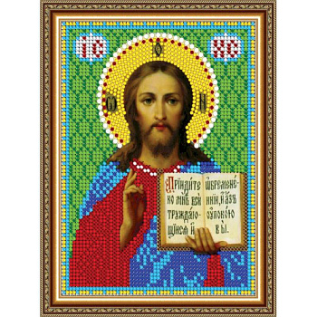 «Светлица» набор для вышивания бисером 8316М «Господь Вседержитель» бисер Чехия 12x16см
