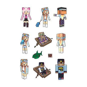 Самые популярные герои Евгена Бро. Набор наклеек Самые популярные герои Евгена Бро. Набор наклеек