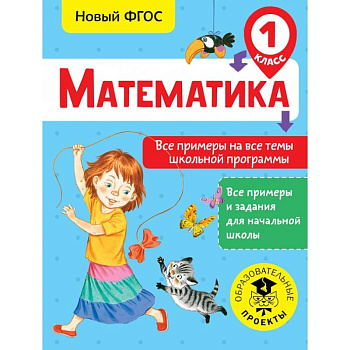 Математика. Все примеры на все темы школьной программы. 1 класс Математика. Все примеры на все темы школьной программы. 1 класс