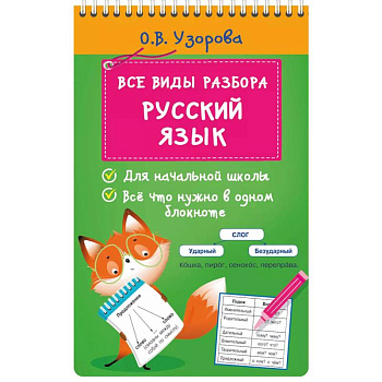 Все виды разбора. Русский язык