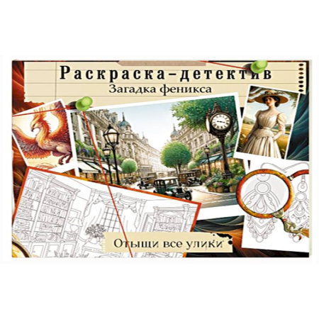 Раскраски на любой вкус, книга Загадка феникса. Волшебное возрождение купить по скидке
