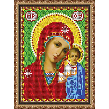 «Светлица» набор для вышивания бисером 8319М «Прсв. Богородица Казанская» бисер Чехия 12x16см «Светлица» набор для вышивания бисером 8319М «Прсв. Богородица Казанская» бисер Чехия 12x16см