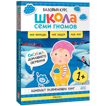 Школа Семи Гномов. Базовый курс. Окружающий мир. 1+ (комплект из 6 кн. + развивающие игры) Школа Семи Гномов. Базовый курс. Окружающий мир. 1+ (комплект из 6 кн. + развивающие игры)