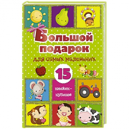 Окружающий мир, книга Большой подарок для самых маленьких. 15 книжек-кубиков! купить по скидке