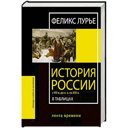 Россия в XVIII в., книга История России с VIII в. до н.э. по XIX в. в таблицах. Лента времени купить по скидке