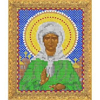Набор для вышивания бисером 7301М, 12x16,5 см  'Святая Матрона Московская'
