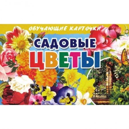 Окружающий мир, книга Карточки. Садовые цветы  купить по скидке