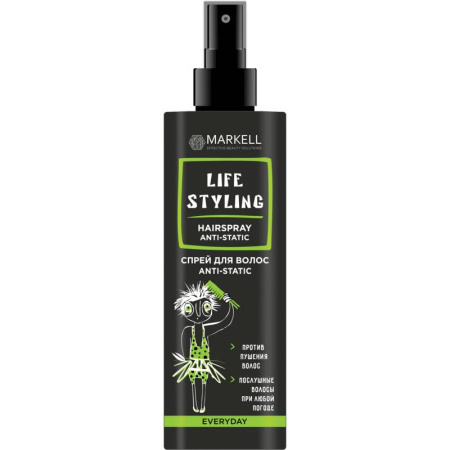 MARKELL Everyday Life Styling Спрей для волос Anti-Static, 195 мл