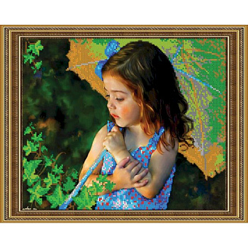 Набор для вышивания бисером №301 «Куда уходит детство» бисер Чехия 30x24см Набор для вышивания бисером №301 «Куда уходит детство» бисер Чехия 30x24см
