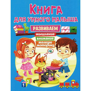 Книга для умного малыша. Развиваем мышление, внимание, мелкую моторику Книга для умного малыша. Развиваем мышление, внимание, мелкую моторику